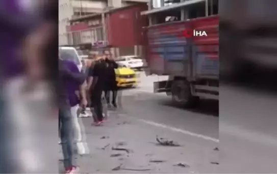 Otomobiline önce yeğeni zarar verdi sonra da kazaya karıştı