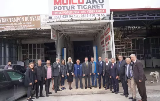 CHP Bilecik Milletvekili Yaşar Tüzün ve Belediye Başkanvekili Melek Mızrak Subaşı Küçük Sanayi Esnafını Ziyaret Etti