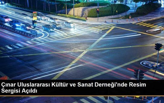 Çınar Uluslararası Kültür ve Sanat Derneği'nde Resim Sergisi Açıldı