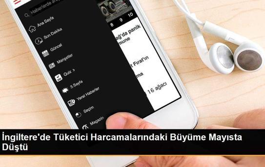 İngiltere'de Tüketici Harcamalarındaki Büyüme Mayısta Düştü