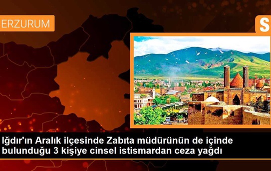 Iğdır'ın Aralık ilçesinde Zabıta müdürünün de içinde bulunduğu 3 kişiye cinsel istismardan ceza yağdı