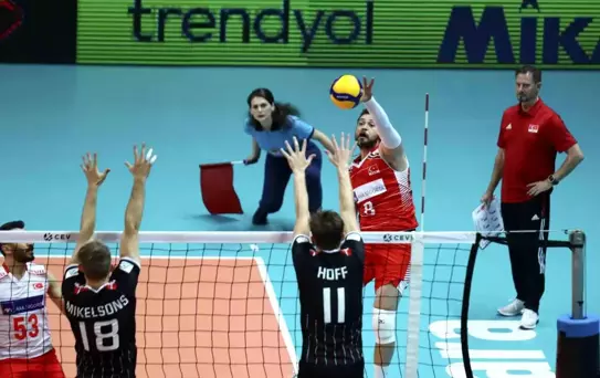 A Milli Erkek Voleybol Takımı Danimarka'yı Mağlup Etti
