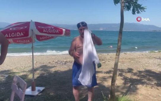 Gölde boğuldu diye aranıyordu, yürüyerek geldi