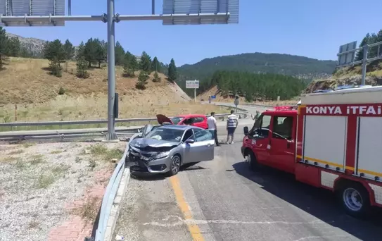 Konya'da trafik kazasında 5 kişi yaralandı