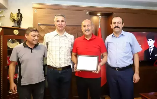 Kırıkkale Belediye Başkanı'na deprem yardımları için teşekkür beratı