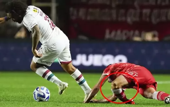 Marcelo, Luciano Sanchez'in sakatlanması sonrası sahayı ağlayarak terk etti