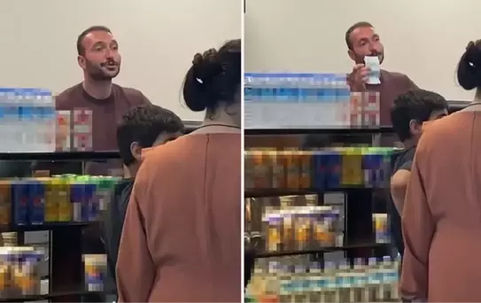 Ünlü oyuncu Görkem Sevindik'in hastane kantininde satış yaptığı anlar gündem oldu