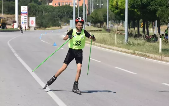 Sinop'ta ANALİG Tekerlekli Kayak Türkiye Şampiyonası Başladı