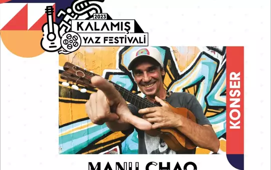 Dünyaca Ünlü Sanatçı Manu Chao Kalamış Yaz Festivali'nde Sahne Alacak