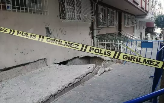 Güngören'de Beton Çökmesi Sonucu İki Kişi Yaralandı