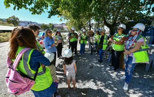 Ankara'da Roma Tiyatrosu ve Arkeopark'a şantiye gezisi düzenlendi