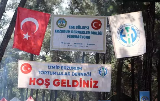 İzmir Erzurum Tortumlular Derneği, piknik şöleni düzenledi