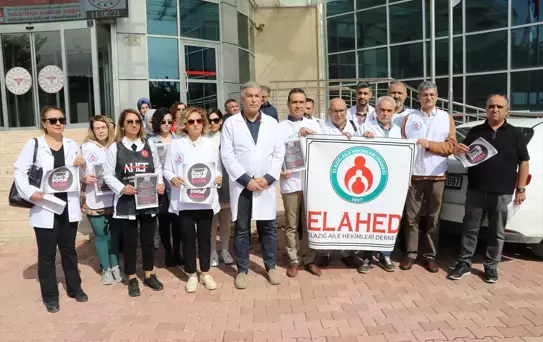 Elazığ'da Aile Hekimleri Şiddete Tepki Gösterdi