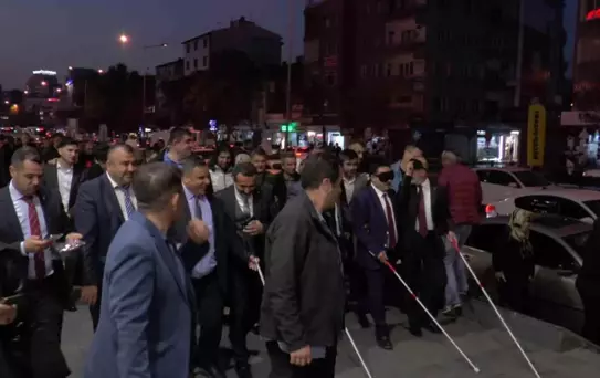 Kayseri Valisi ve Kocasinan Belediye Başkanı Engellilerin Yürüyüşüne Katıldı