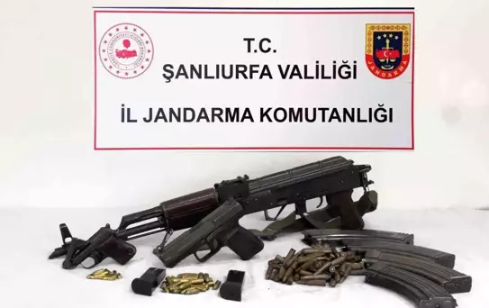 Şanlıurfa Siverek'te Aranan 4 Kişi ve Silahlar Ele Geçirildi