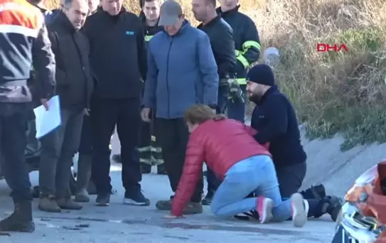 Çanakkale'de kaza: 1 ölü, 1 yaralı