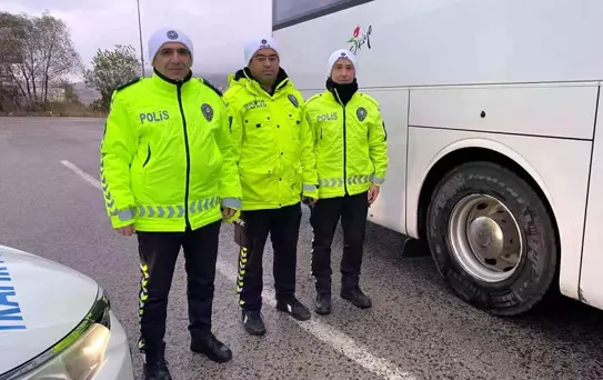 Yozgat'ta Kış Lastiği Denetimi Yapıldı