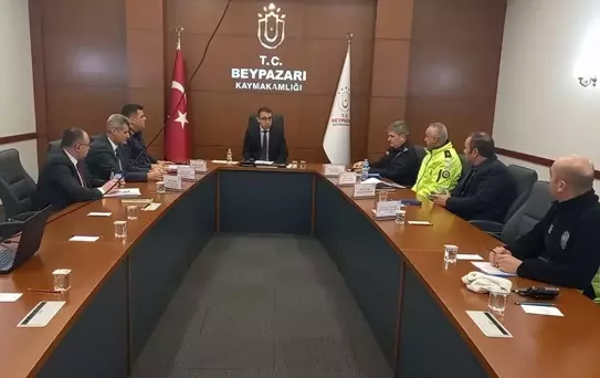 Beypazarı'nda kış tedbirleri toplantısı düzenlendi