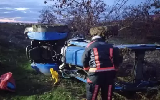 Malatya'da traktör devrildi: Sürücü ağır yaralandı
