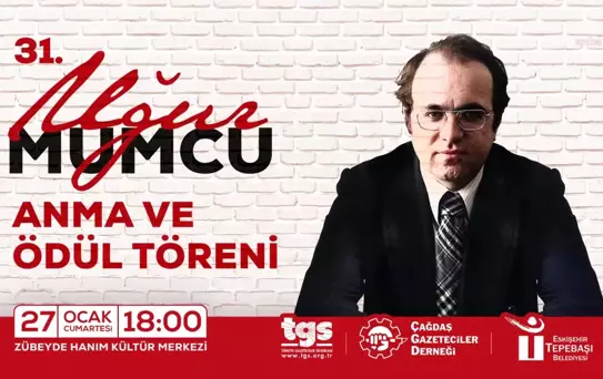 31. Uğur Mumcu Anma ve Ödül Töreni Düzenleniyor