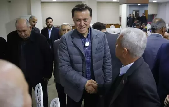 Nebi Hatipoğlu, Seyitgazi'de muhtarlar ve vatandaşlarla buluştu