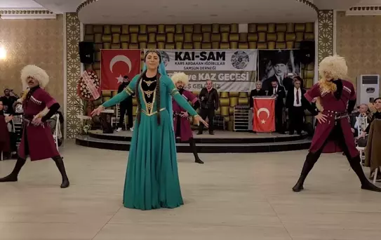 Samsun'da Kültür ve Kaz Gecesi düzenlendi