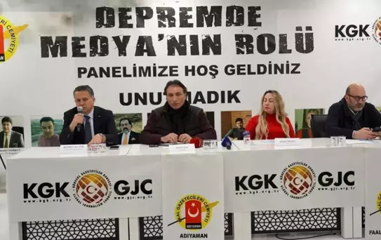 Adıyaman'da Depremde Medyanın Rolü Konulu Panel Düzenlendi