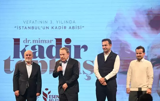 Kadir Topbaş'ın vefatının 3. yılında anma programı düzenlendi