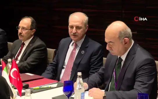 TBMM Başkanı Kurtulmuş, BAE Federal Ulusal Konseyi Birinci Başkanvekili Al Tayer'i kabul etti