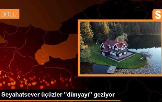 Bolu'da yaşayan üçüz kardeşler Türkiye ve dünyayı geziyor