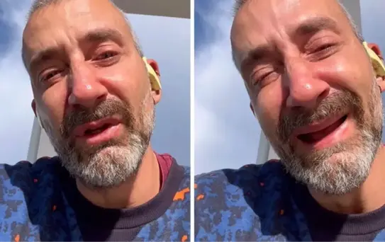 Yunus Günçe, kazada hayatını kaybeden Efe Deprem'in ardından hüngür hüngür ağladı
