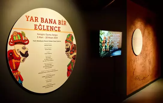 Fatihli Karagöz Ustası Hayali Küçük Ali'nin Sergisi Açıldı
