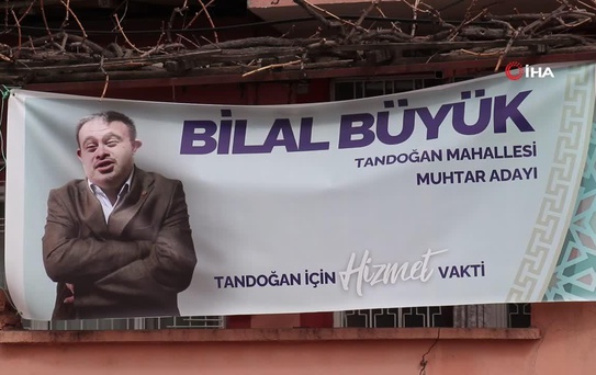 Down Sendromlu Bilal, Mahallenin Gönüllü Muhtarı Oldu