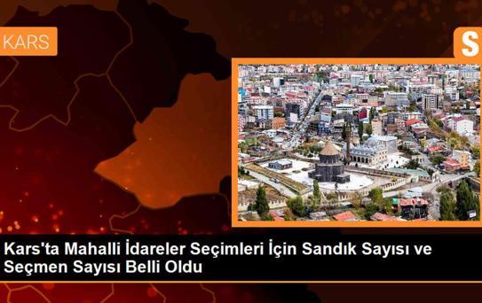 Kars'ta Mahalli İdareler Seçimlerinde 195 Sandıkta Oy Kullanacak Seçmen Sayısı Belli Oldu
