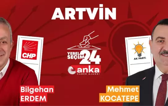 Artvin Belediye Başkanlığı Seçimlerinde AK Parti ve CHP Başa Baş Gidiyor