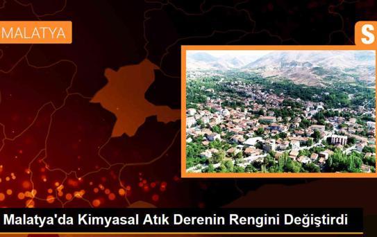 Malatya'da Şahnahan Deresi'nde Kimyasal Atık Nedeniyle Çevre Tepkisi