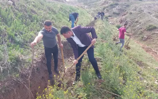 Sivas'ın Zara ilçesinde Alparslan Türkeş Meyve Bahçesi oluşturuldu