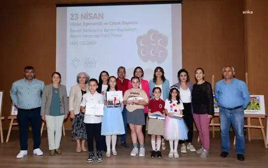 Karabağlar Belediye Başkanı Helil Kınay, Benim Renklerim, Benim Bayramım Resim Yarışması Ödül Törenine Katıldı