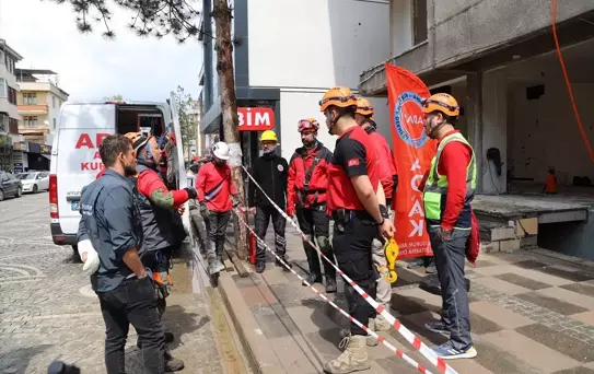 Gölbaşı Acil Durum Arama ve Kurtarma Derneği'nden Tatbikat