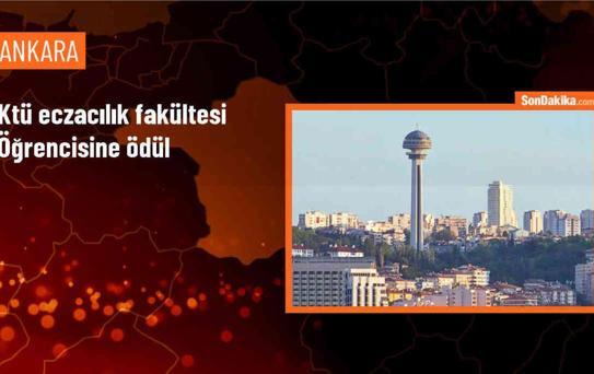 KTÜ Eczacılık Fakültesi Öğrencisi Ayşe Turgut, Ödül Kazandı