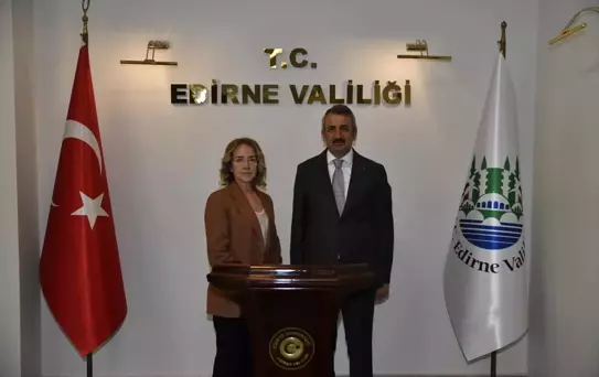 UNHCR Türkiye Temsilcisi Edirne Valisi'ni ziyaret etti