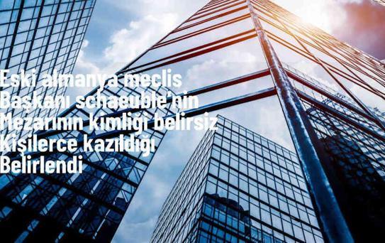 Almanya'da eski Meclis Başkanı Schaeuble'nin mezarı kazıldı