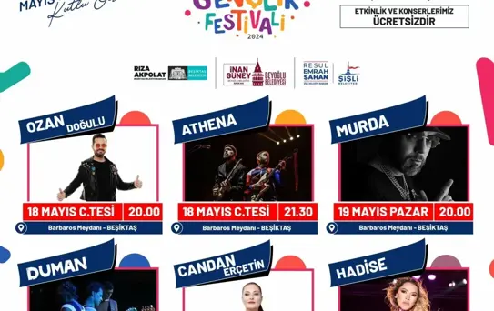 İstanbul'da Üç İlçeden Ortak 'Hep Birlikte 19 Mayıs Gençlik Festivali'