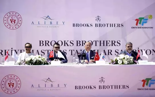 Türkiye'nin en geniş katılımlı tenis organizasyonu Brooks Brothers Türkiye Masters Takımlar Şampiyonası basın toplantısı yapıldı