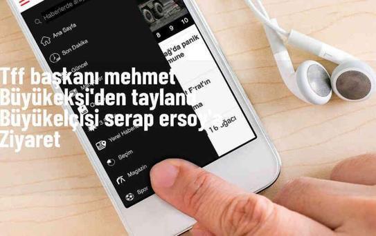 TFF Başkanı Mehmet Büyükekşi, Tayland Büyükelçisi'ni ziyaret etti