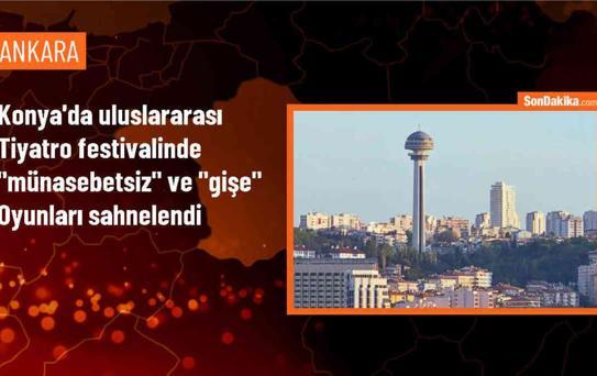 Konya'da 16. Bin Nefes Bir Ses Uluslararası Türkçe Tiyatro Yapan Ülkeler Festivali devam ediyor