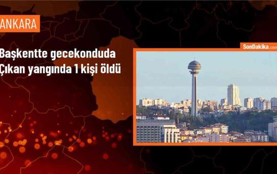 Ankara Keçiören'de Gecekonduda Yangın: 1 Kişi Hayatını Kaybetti