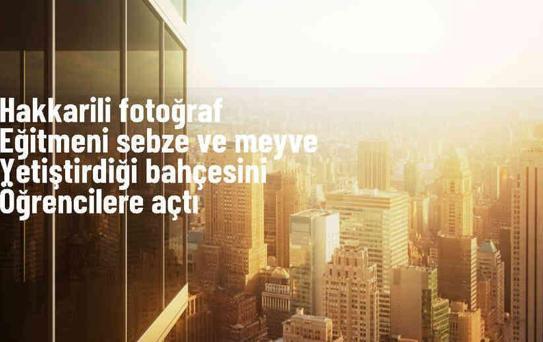 Hakkari Gençlik Merkezi'nde Sebze ve Meyve Bahçesi Etkinliği