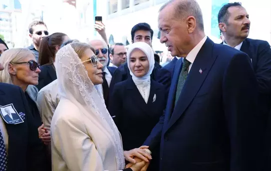 Cumhurbaşkanı Erdoğan, Özer Uçuran Çiller'in cenaze törenine katıldı