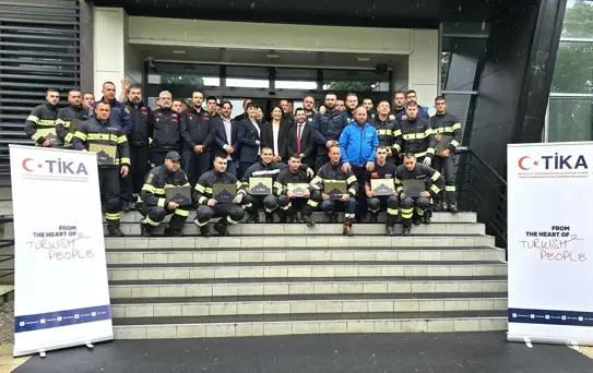 TİKA, Karadağ'da arama kurtarma eğitimi düzenledi